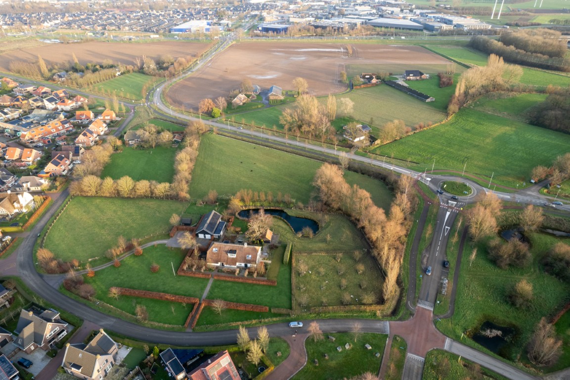 Overzicht vanuit het zuiden (omgeving Doetinchem)